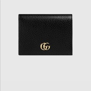 Gucci Leather Card Case Wallet